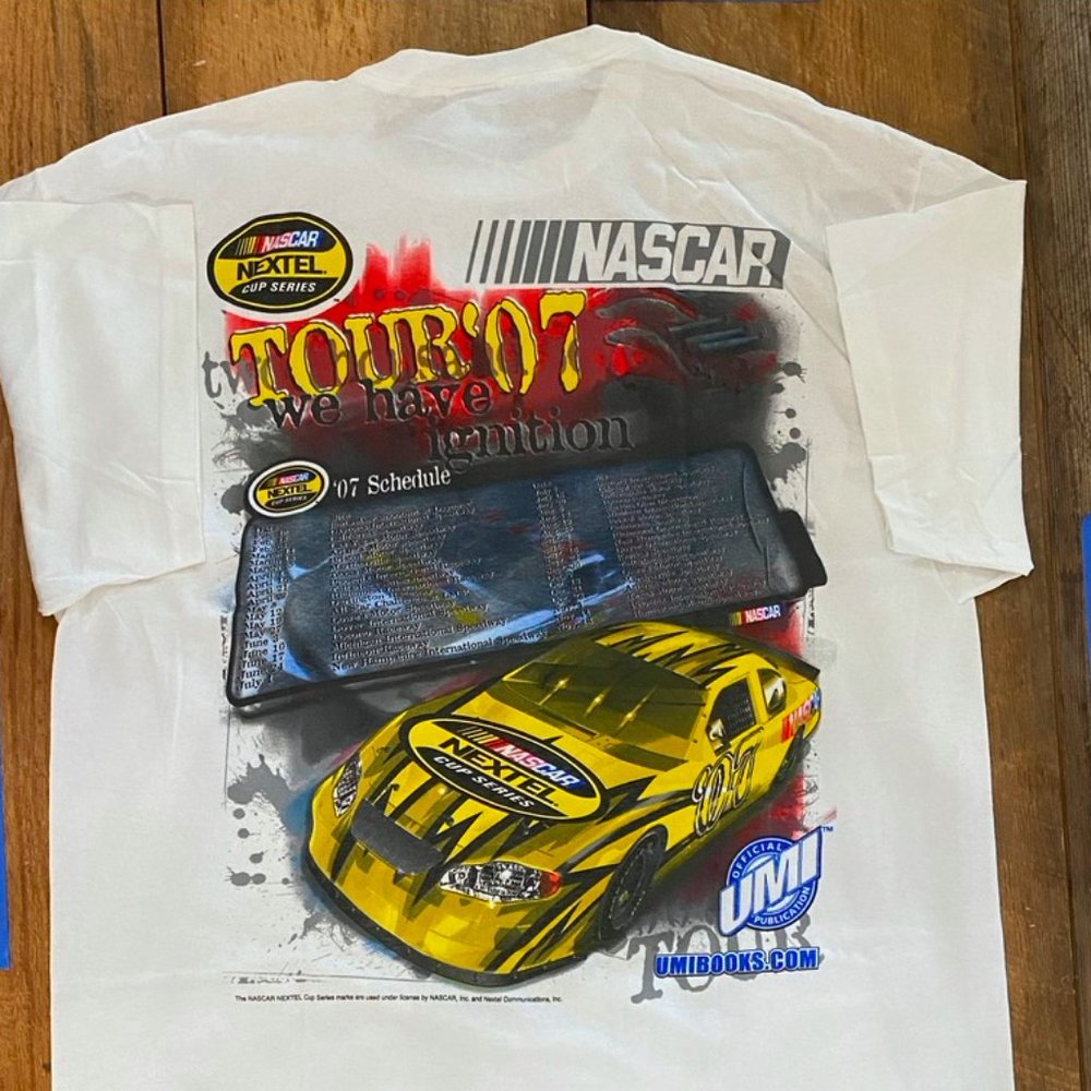 Vintage NASCAR Graphic T-Shirt NOS NWOT Nextel